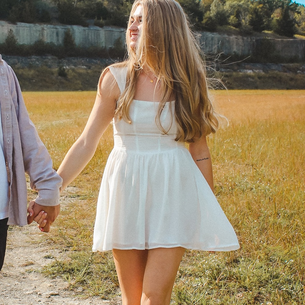 Princess Polly White Mini Dress